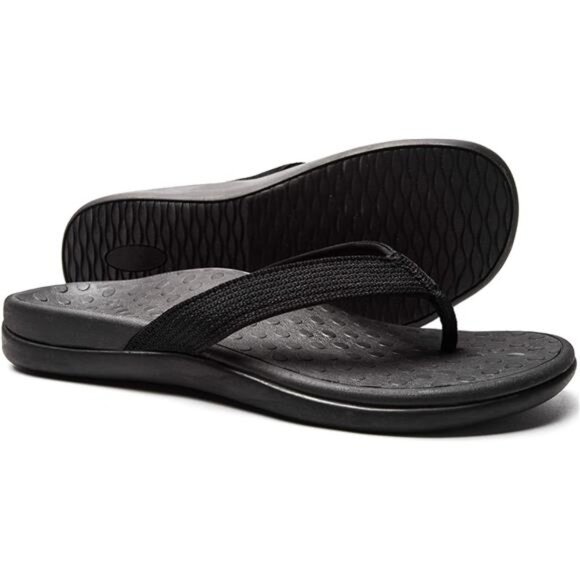 Fasciitis Feet Sandal with Arch Support - Best Orthotic flip Flops for Flat Feet - Picture 1 of 7